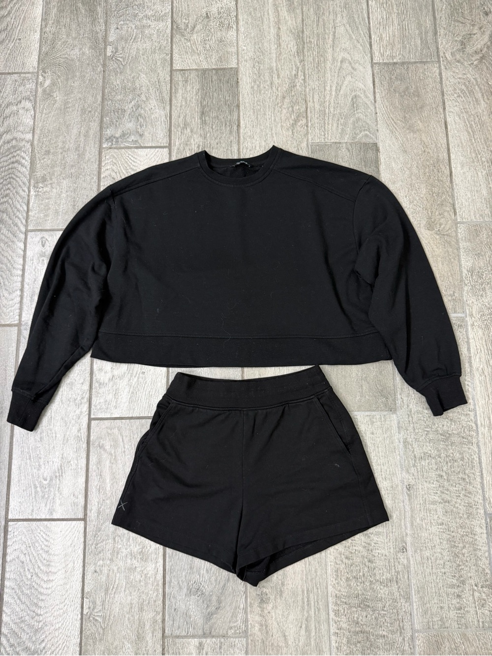 Cuts Clothing Black Athletic Lounge Set